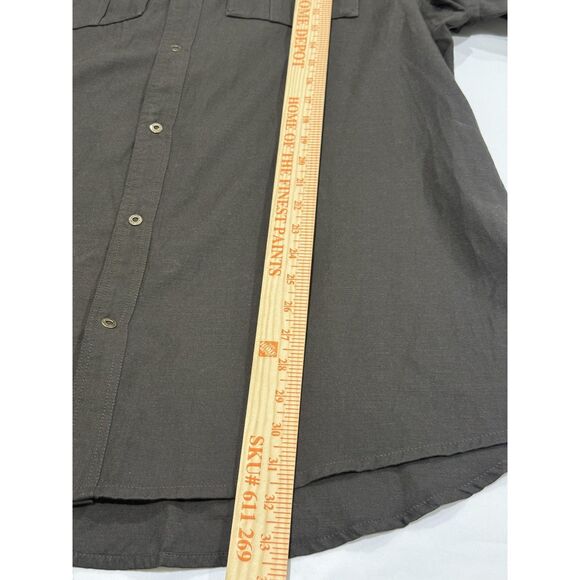 Browning Shirt Mens XL Dark Gray Long Sleeve Buckmark Heritage Hunting Outdoor - Picture 9 of 10